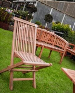 wooden garden chairs